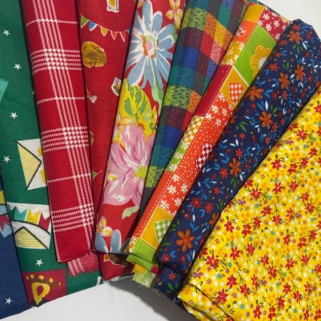 Tecido Chita Estampado 5mt x 1,50m de Largura | 100% Poliéster | Chitão Chitinha | Artesanato | Patchwork