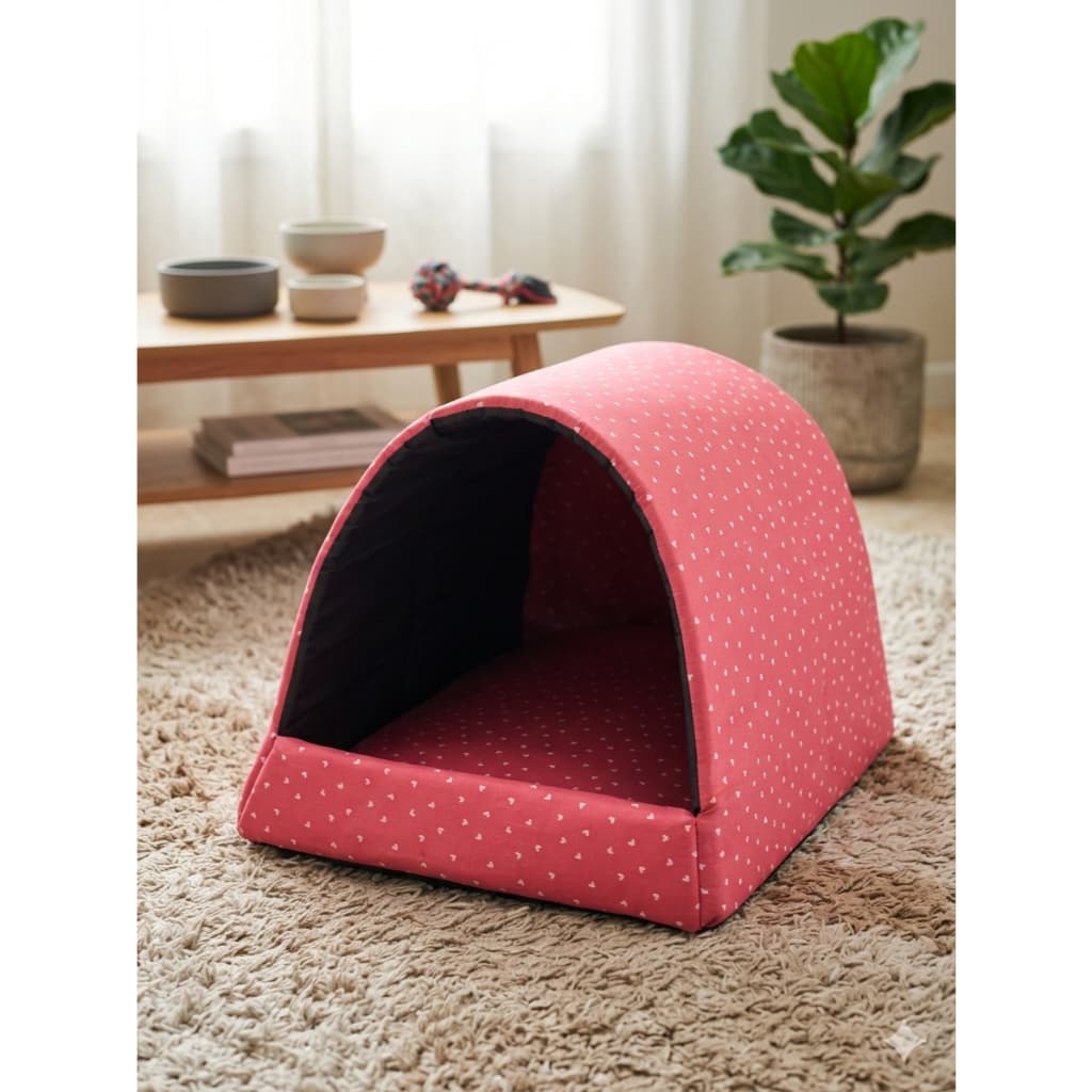 Caminha Iglu Pet Para Cachorro e Gato Casinha Toca Confortável Quente Tamanhos P M G Macho e Fêmea