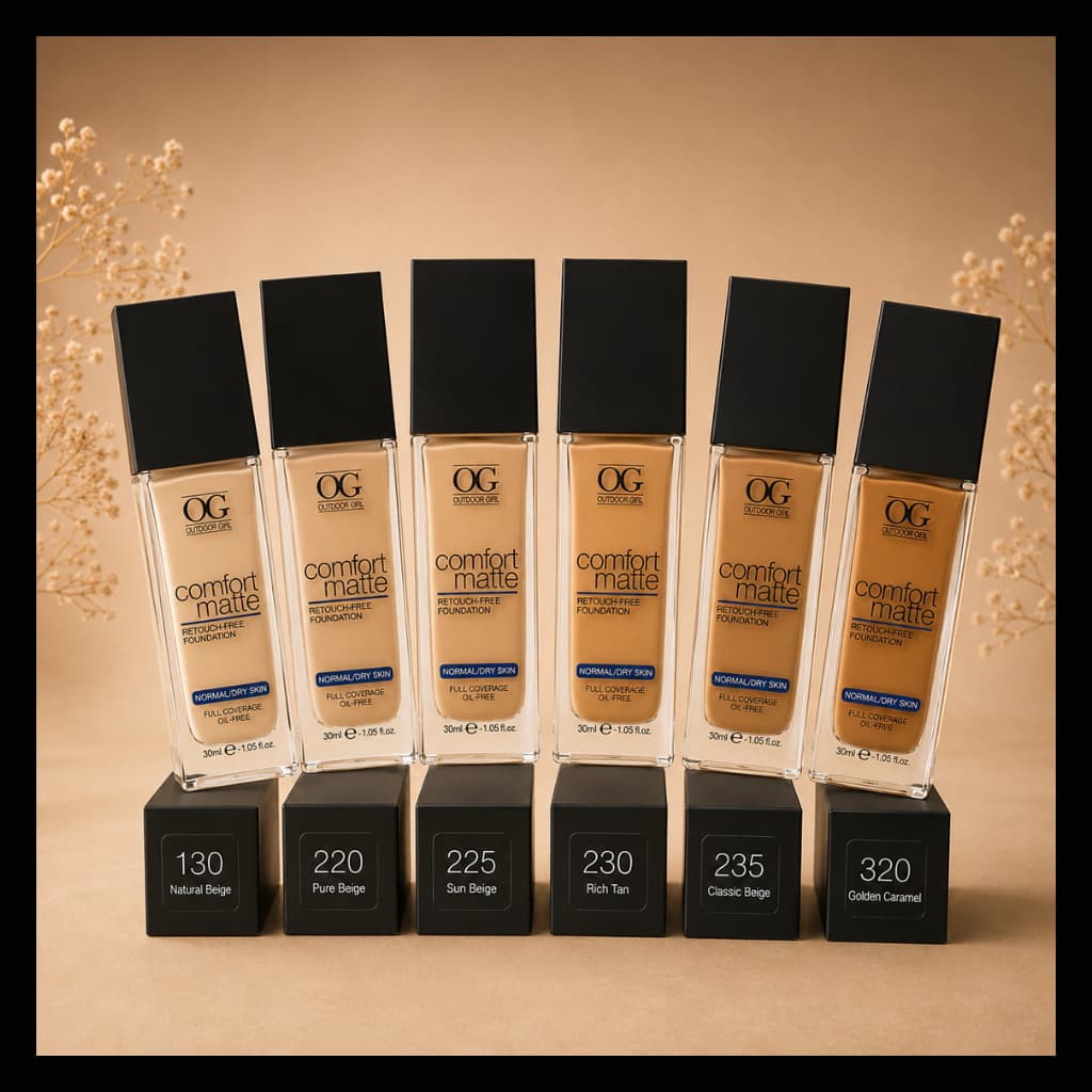 OG - Base líquida Comfort Matte - Outdoor Girl  30ml