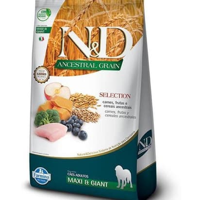 Ração N&d Ancestral Carnes/frutas Cão Adulto Raça Grande 15kg ORIGINAL