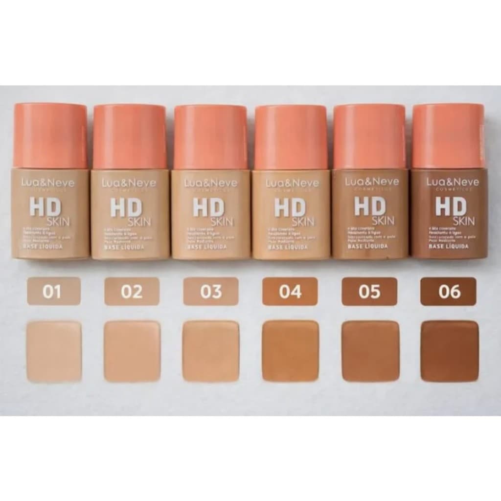 Base liquida Lua e Neve HD Skin