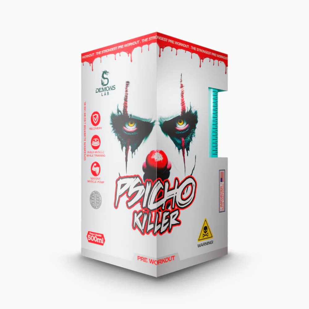 Pré Treino Psicho Killer Versão Liquida 500ml - Demons Lab