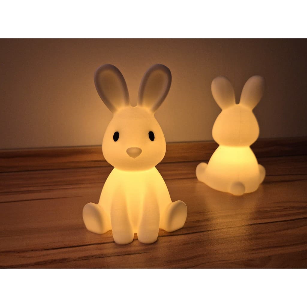 MINI Luminária Infantil Coelhinho Vela LED/decoração para quarto de criança/luminária fofa/decoração quarto de bebê