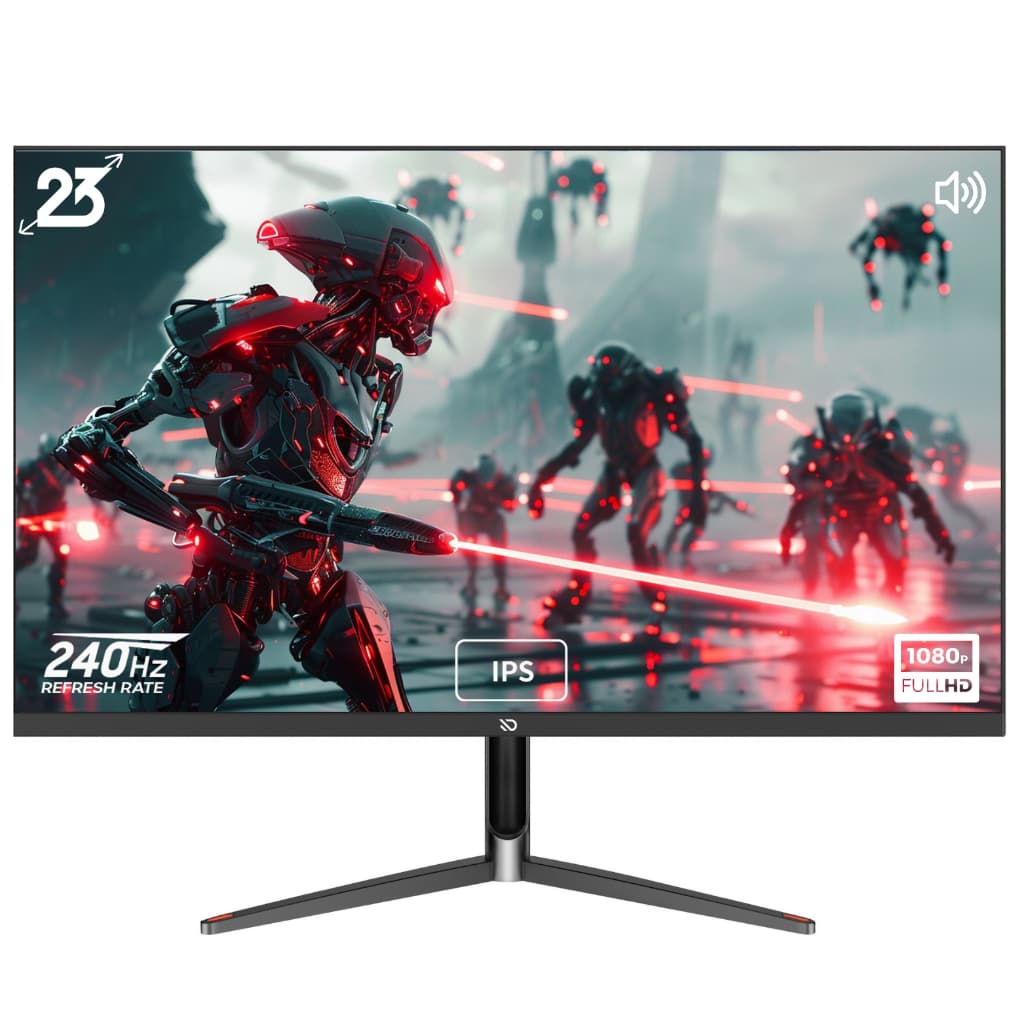 Monitor Gamer 260hz IPS Duex Pro Fly 24'' Freesync G-sync Preto
