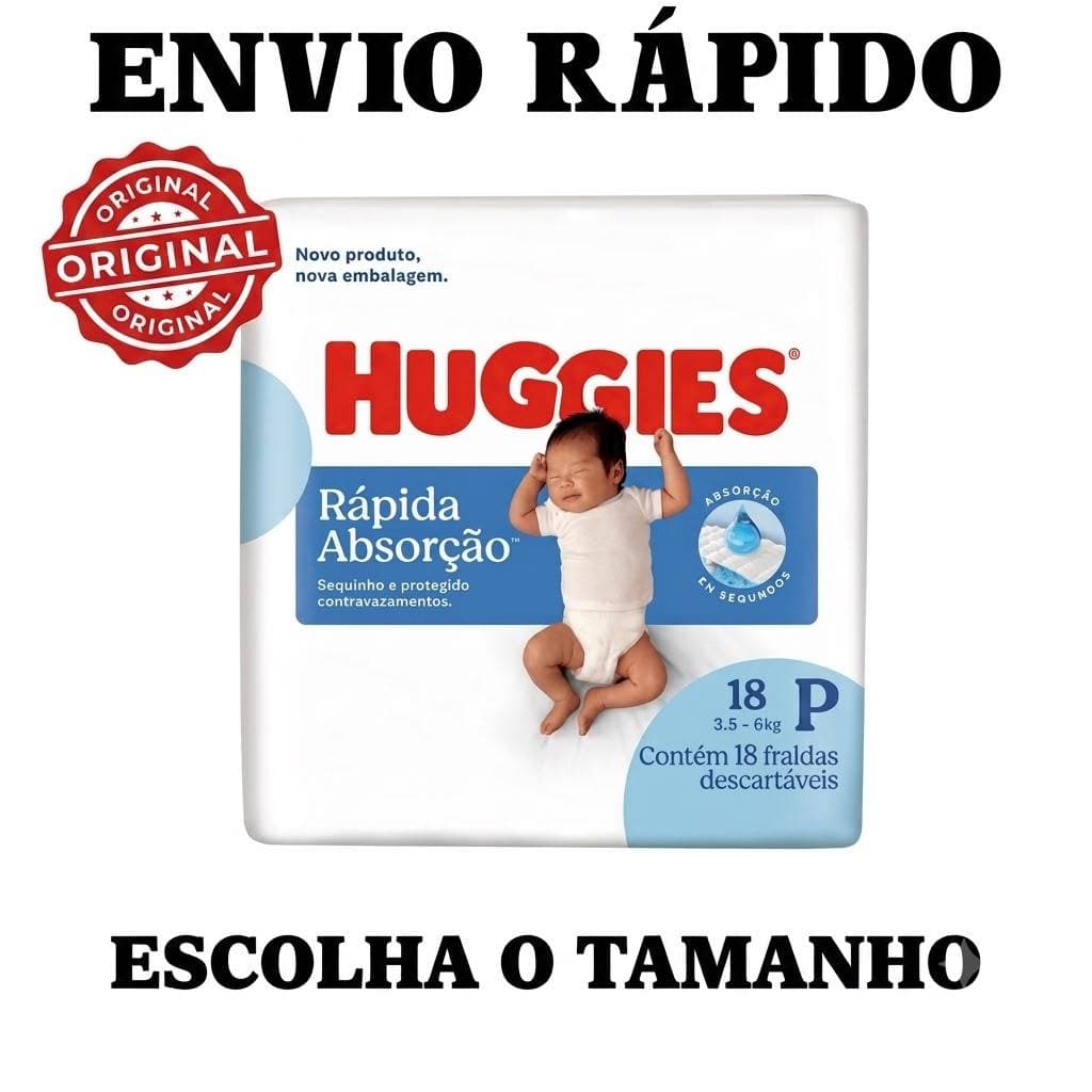 Fralda Descartavel Bebe Cha De Fralda Economy Fraldas Promoção Escolha seu tamanho P/M/G/XG/XXG