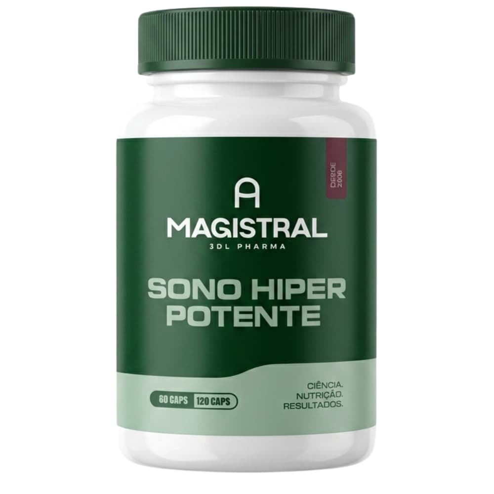 Melatonina + L Triptofano Composto Sono Hiper Potente Magnésio L Teanina Vitaminas Suplementos