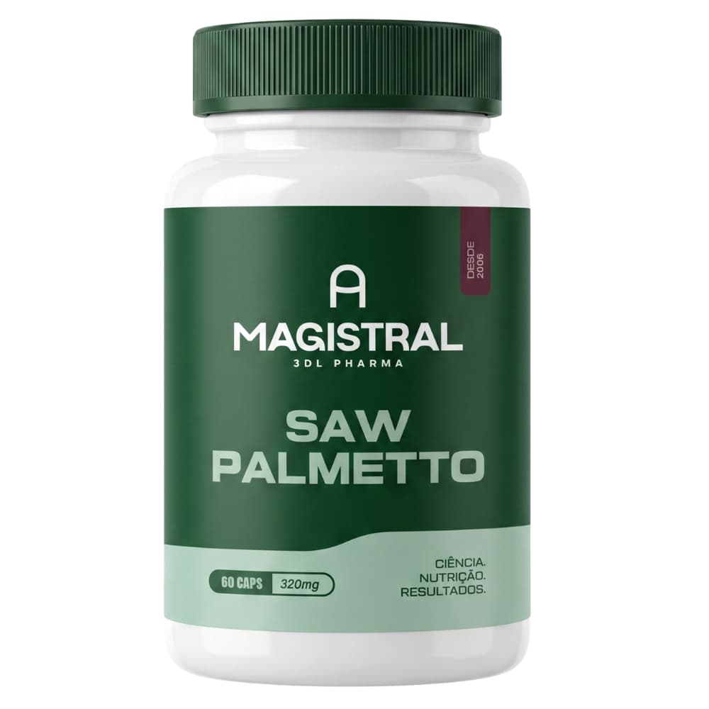 Saw Palmetto 320mg Original Vitamina Cabelo Próstata A Magistral Suplementos Vitaminas