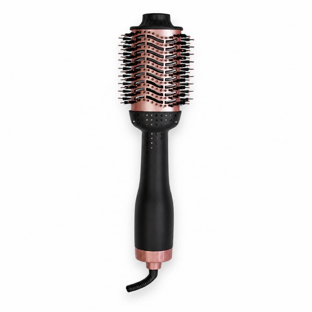 Escova Secadora Cabelo 1300W Profissional Seca Alinha Modela Volume Anti Frizz 127V/220V
