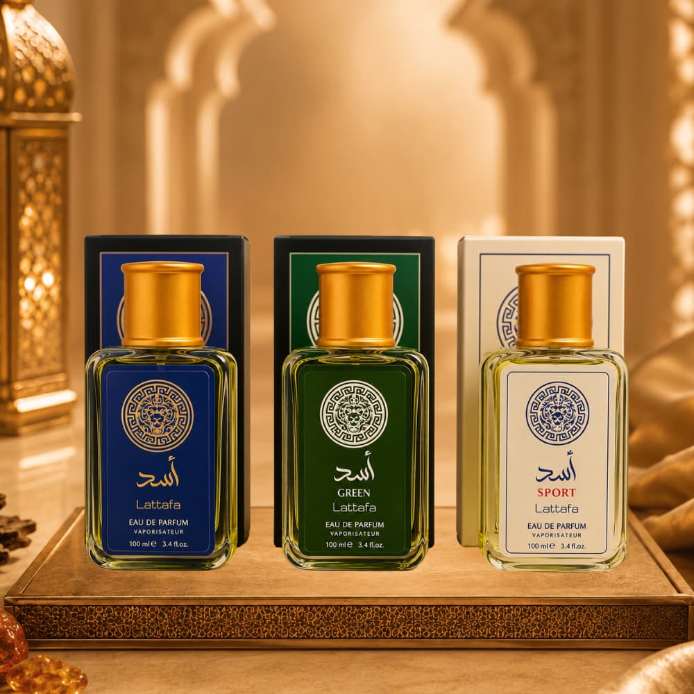 Kit com 3 Perfumes Árabes Masculinos 100ml Cada Alta Fixação Importados