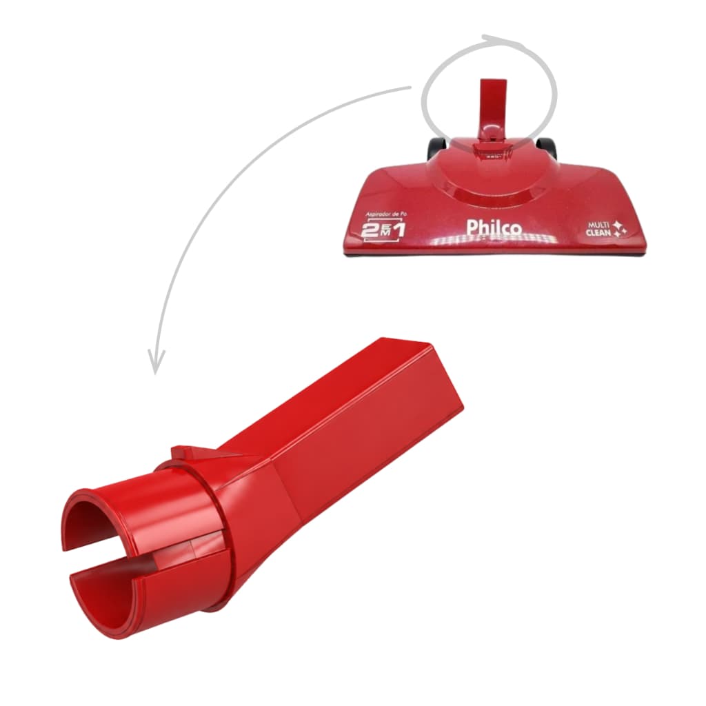 Peça de Reposição Suporte Giratório para Bocal Compatível com Aspirador Philco PAS1300 PAS1300C Rapid1300