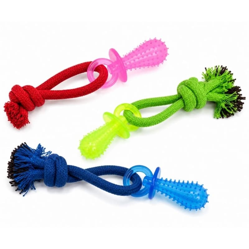 Brinquedo Mordedor Para Cachorro Pet Corda Resistente Limpa Dentes Interativo Anti Estresse Filhote Adulto Pet Cachorro