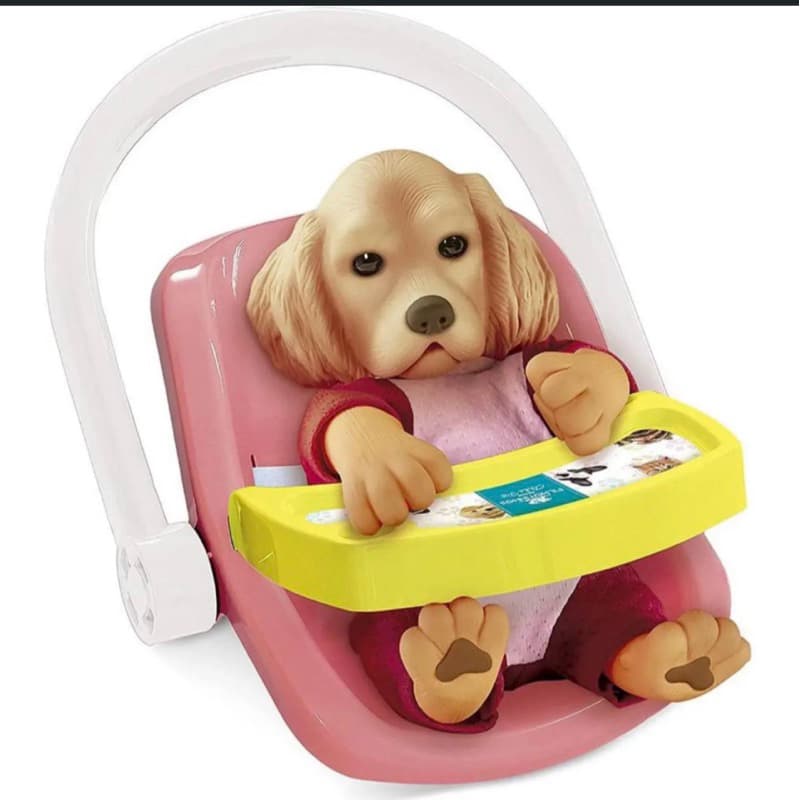 Bebê Pet Filhotinho Hora do Passeio Cachorrinho Com Bebê Conforto - Roma -