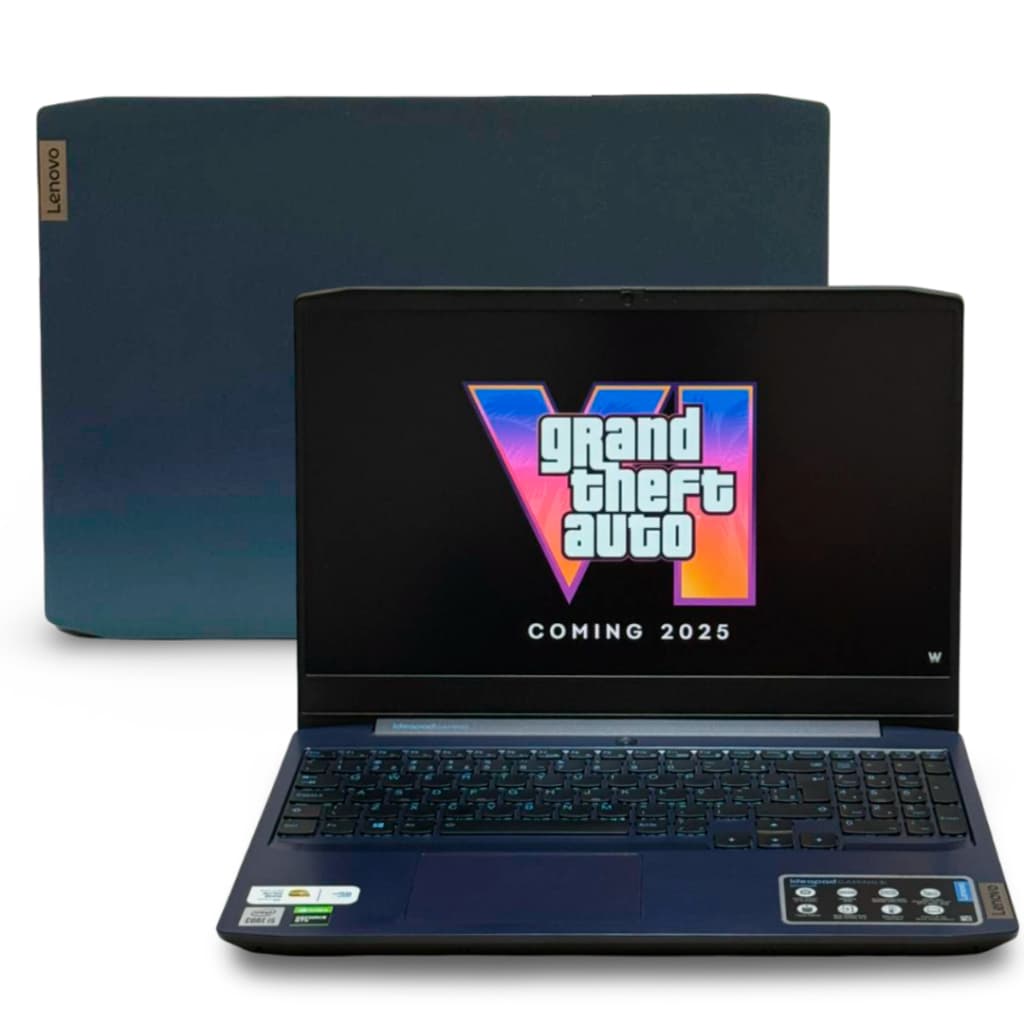 Notebook Gamer i5 11° GTX 1650  Lenovo 3i 16Gb RAM 512GB SSD - RECONDICIONADO