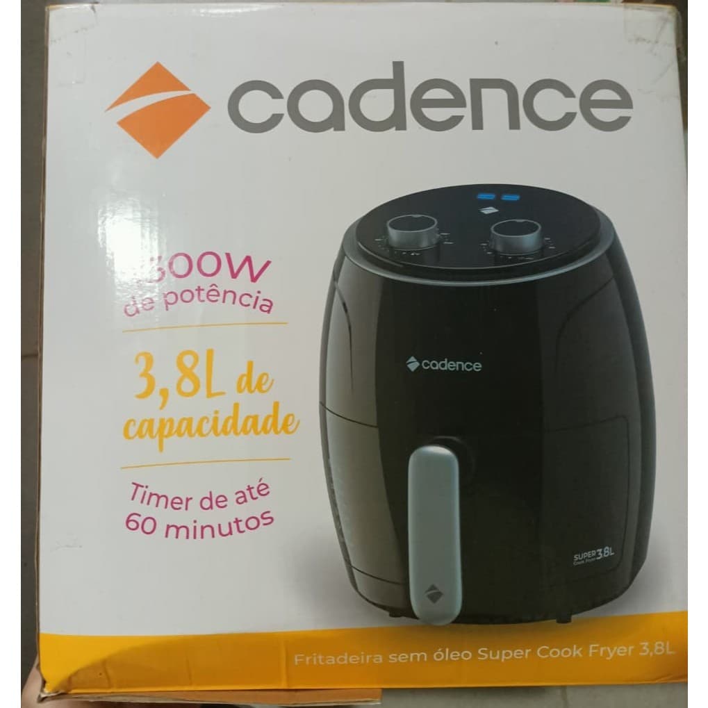 Air Fryer Fritadeira sem Óleo Cadence Black 220V /Usado