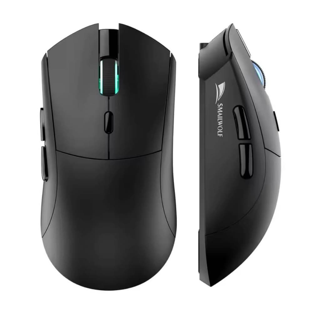 Mouse Gamer Smailwolf RS7 Sem Fio 2.4G, BT5.2 Sensor PAW3311 DPI 20.000 1.000Hz