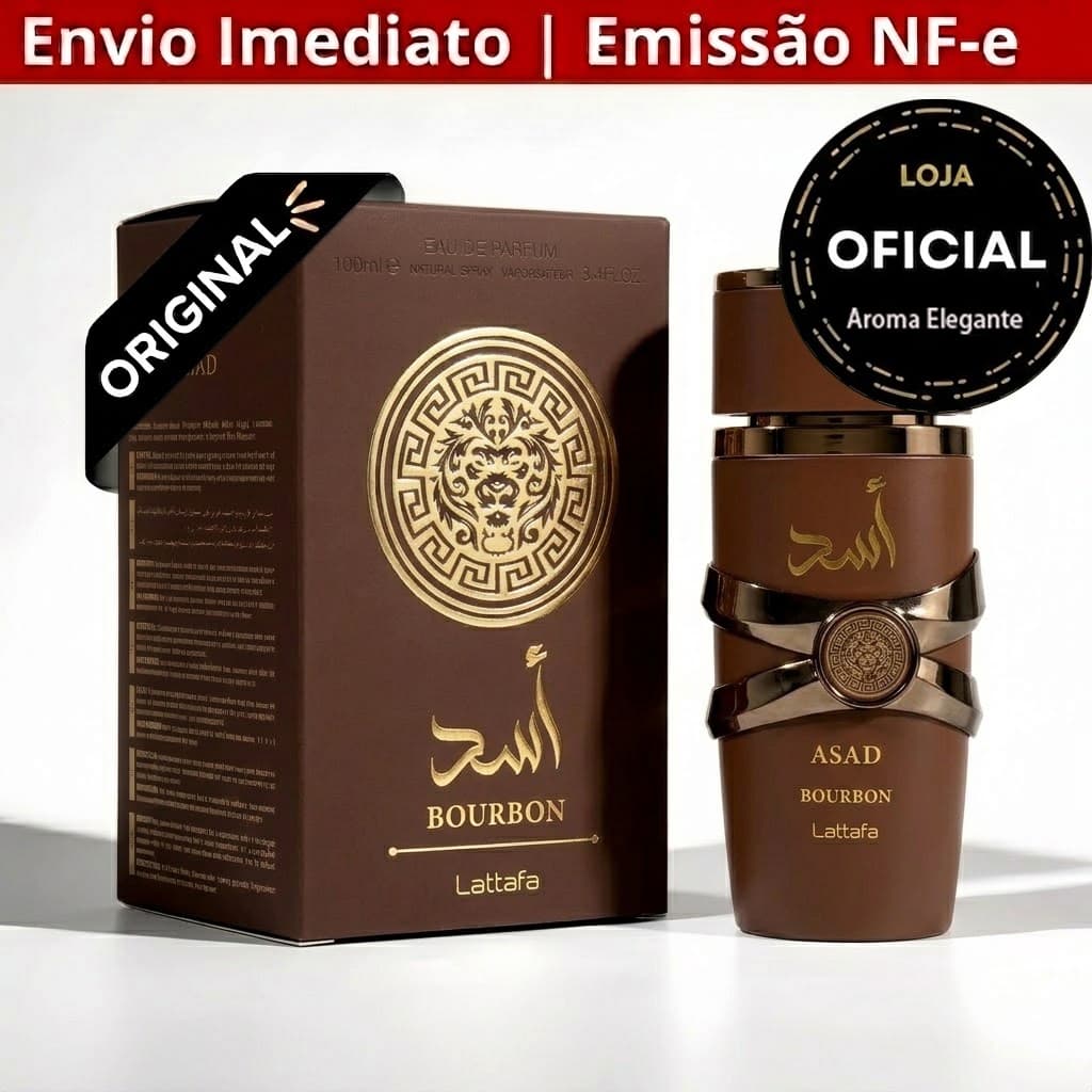 Perfume Árabe Asad Bourbon 100ml EDP Masculino Importado Original