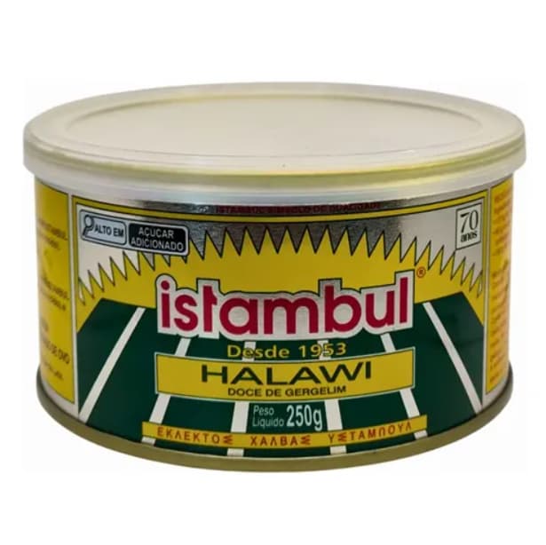 Halawi Istambul Doce Gergelim Haleu Raleu Tradicional Árabe 250g Sobremesa Oriental Saudável Sem Glúten Pronta Entrega