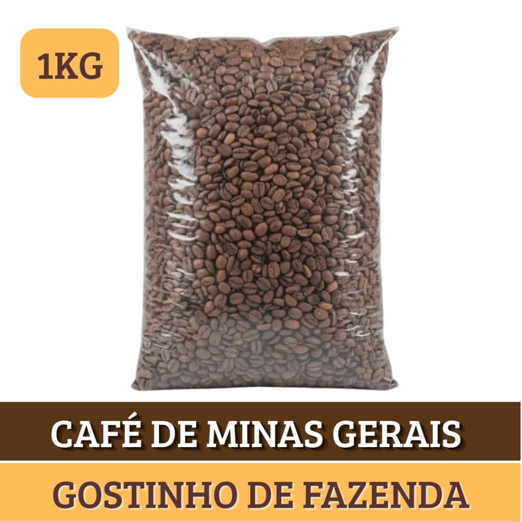 Café em Grãos 1Kg | 100% Arábica  | Sul de Minas | Direto do Produtor | Torra Fresca | Sabor de Fazenda