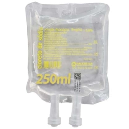 Kit 10 Soro Cloreto de Sódio 09% de 250ml+ Kit 10 Equipo Soro