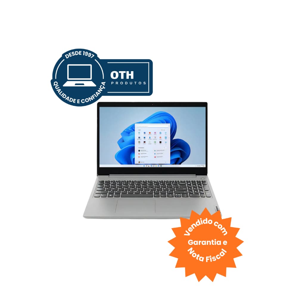 Notebook Lenovo IdeaPad 3i 15.6" Core i5 11ª 16GB SSD 256GB