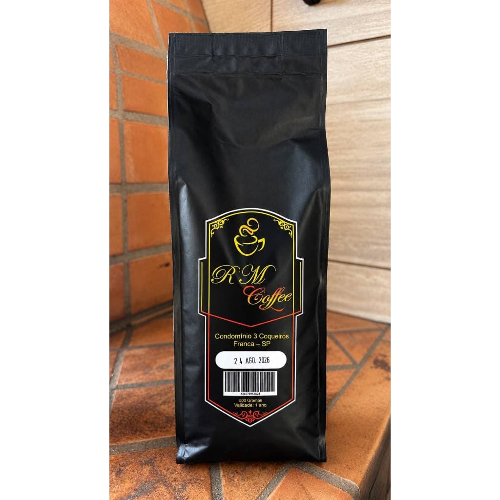 Café Artesanal em Grãos 500g RM Coffee | Torra Média | Produção Própria