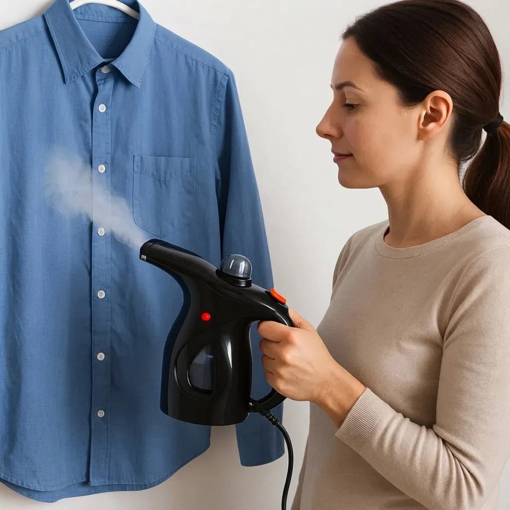 Passadeira A Vapor Portatil Uso Facil Vaporizador Roupas Vertical Ferro Moderno Desamassa Rápido