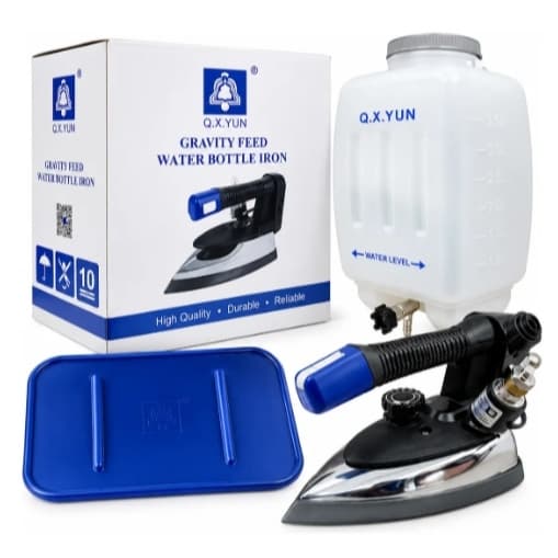 Ferro De Passar Industrial A Vapor Por Gravidade Q.X.YUN QX-94AL Profissional 1200W 220V