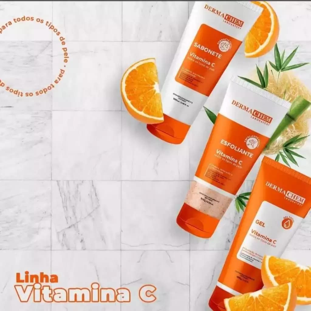 ✨ Dermachem Vitamina C – Clareador, Anti-idade e Anti-manchas 🍊✨