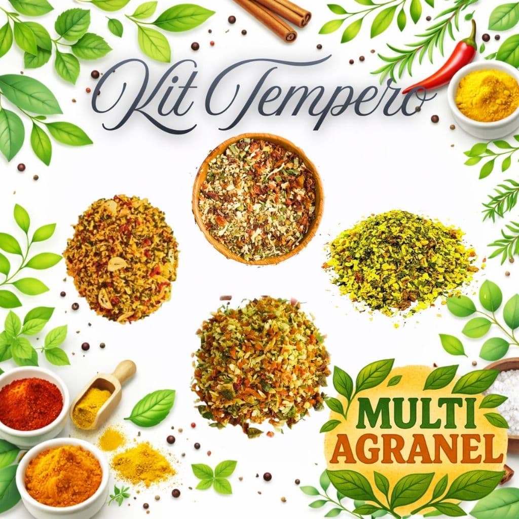 Kit Temperos 2Kg os Melhores da Loja