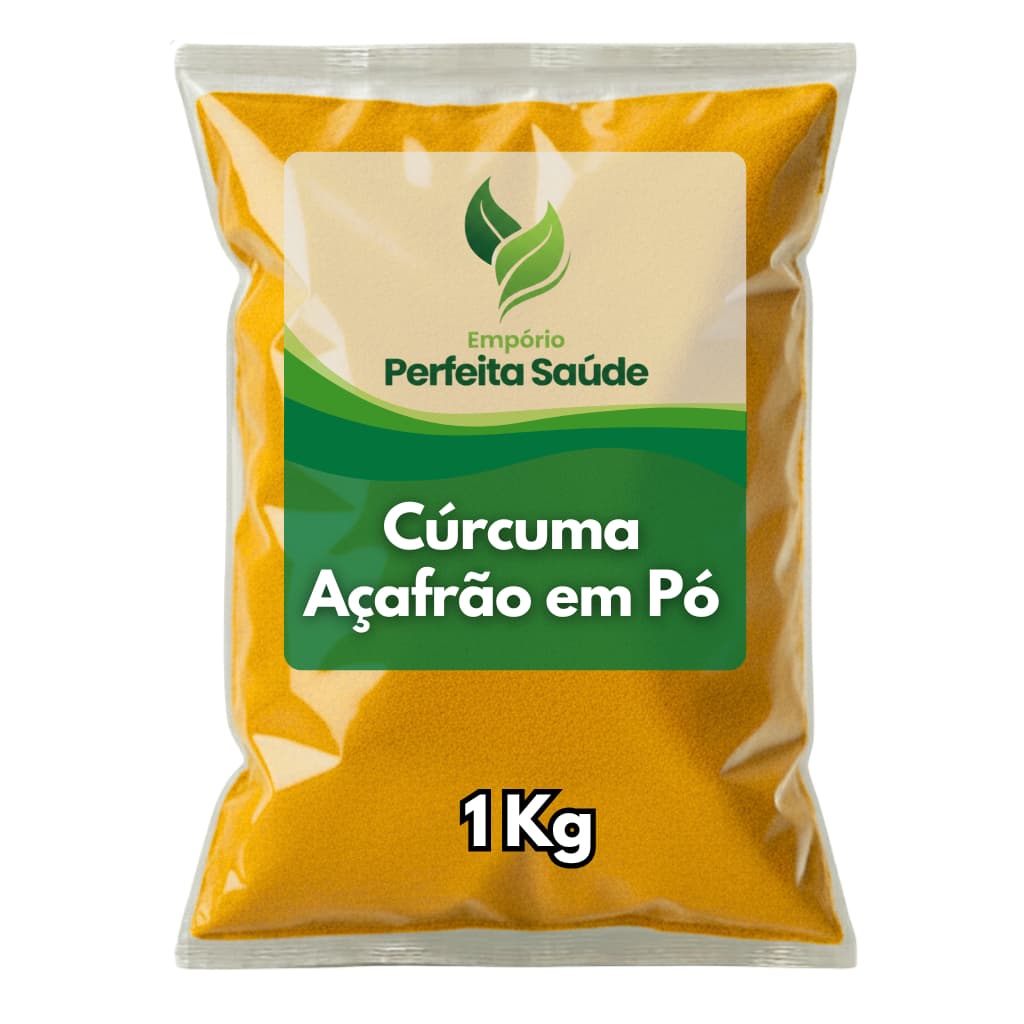 Cúrcuma Açafrão da Terra em Pó 100% Pura - 1Kg