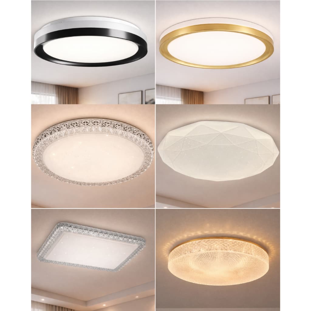 Luminária Plafon Moderno LED Sobrepor para Sala, Quarto, Hall de Entrada, Sala de Estar Bivolt
