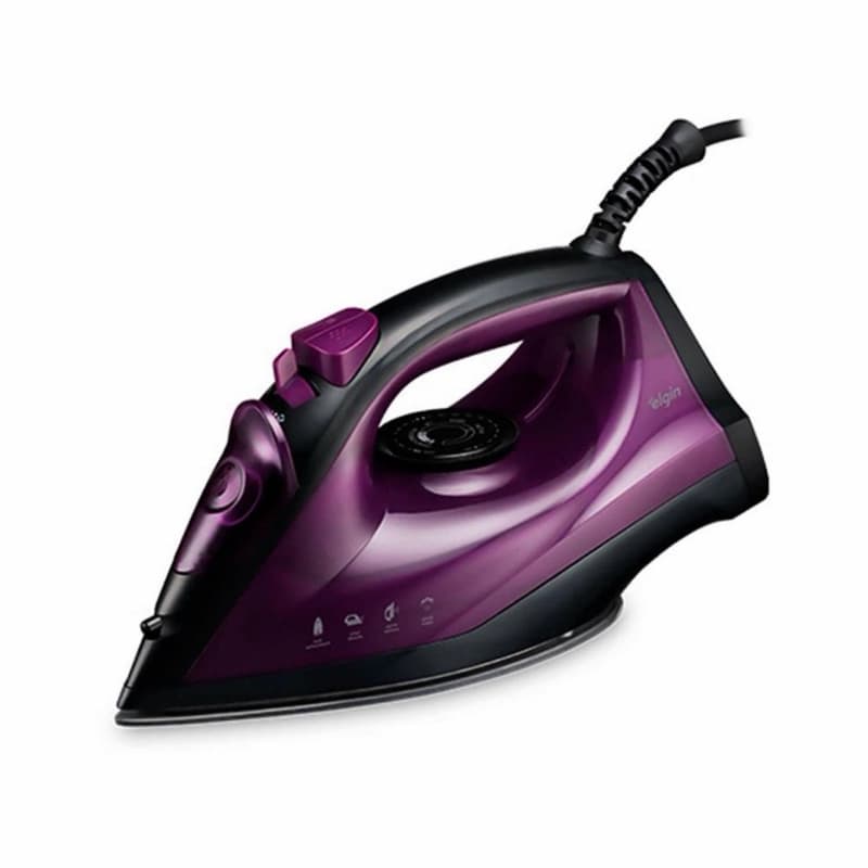 Ferro de Passar a Vapor Elgin Easy Pass 1200W Base Antiaderente Vapor Potente