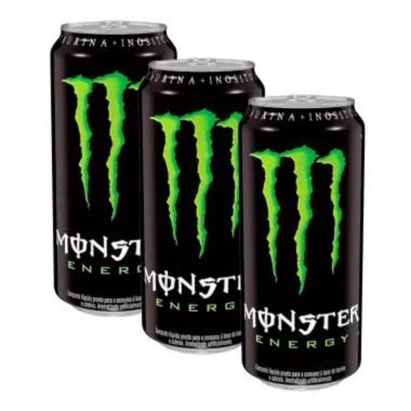 Kit 3 Energético Monster Energy com 473ml