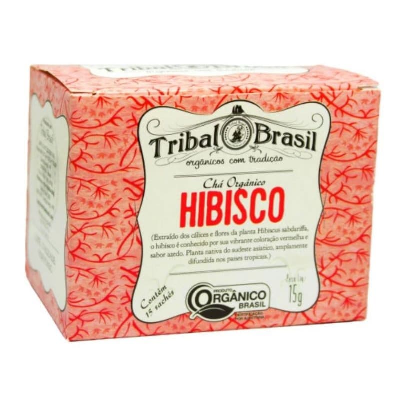 Chá Orgânico Hibisco Tribal Brasil