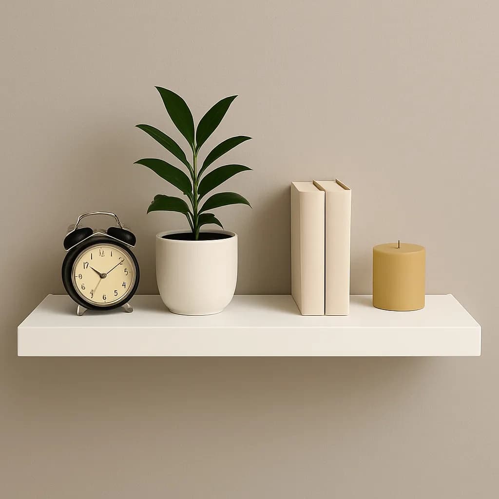Prateleira Mdf 60x30 Moderna Suporte Parede Invisivel 30mm