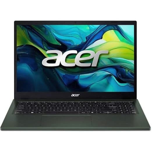 Notebook Acer Aspire Go 15 AG15-71P-753G, 15.6" FHD, Intel Core i7-13620H, 8GB DDR5, 256GB SSD, Linux Verde escuro