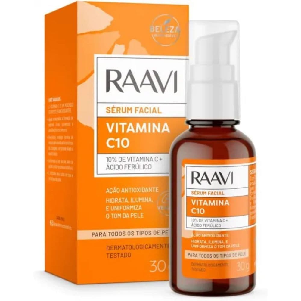 Sérum Facial de Vitamina C 10 Raavi