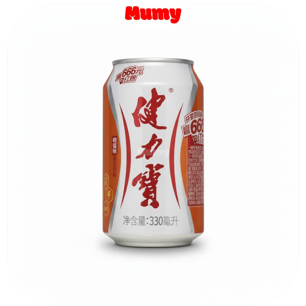 Bebida de Laranja e Mel Sabor Laranja Jianlibao 330ml - Jianlibao Orange Honey Drink - Mumy Box