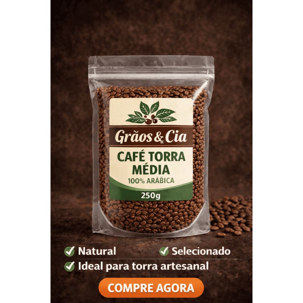 Café em Grãos Torra Média Gourmet – 100% ARÁBICA