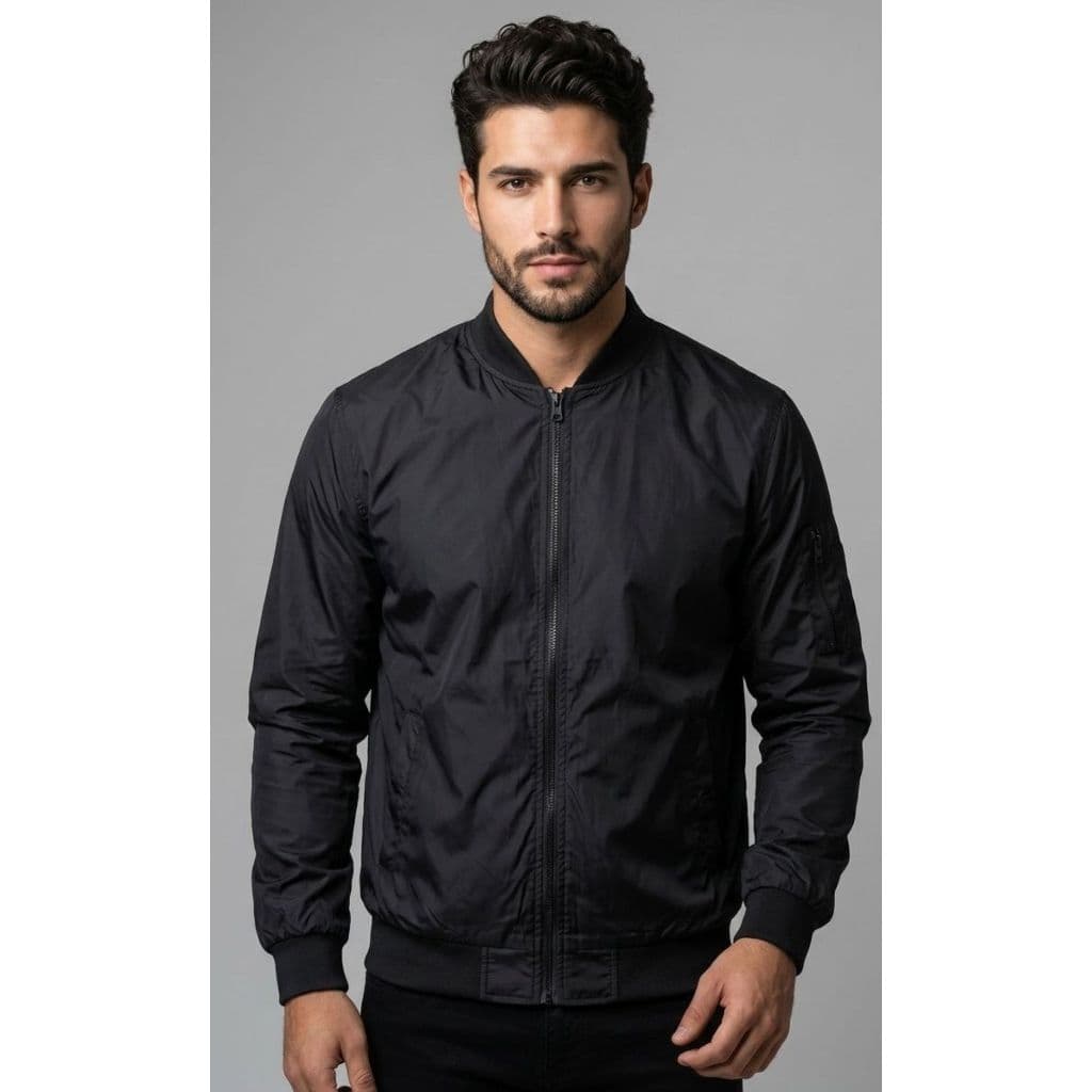 Jaqueta Masculina Bomber Slim Casual Corta Vento Impermeável Premium