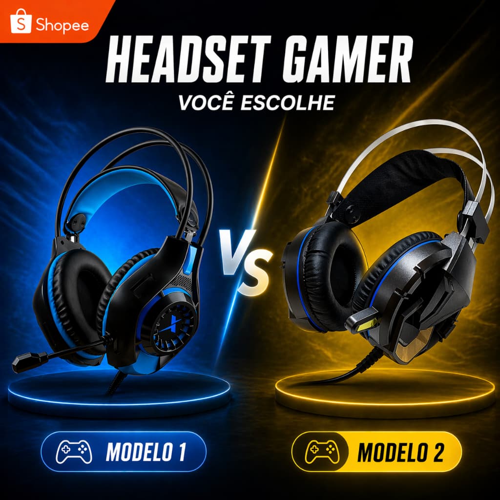 Fone Headset Gamer Headphone P3 C/Led Usb + Adaptador Y P2 Ps5 Ps4 PC Notebook