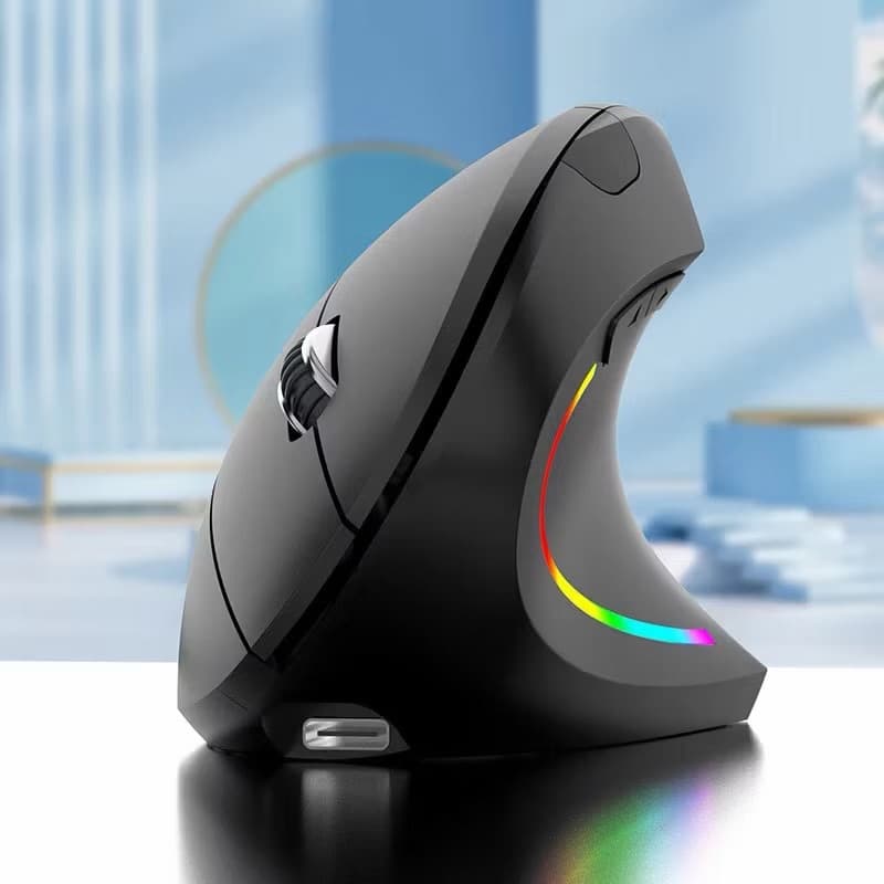 Mouse Ergonômico Vertical Sem Fio