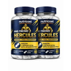 2 Pré-Treino Hércules I Suplemento Alimentar | Energia • Foco • Performance