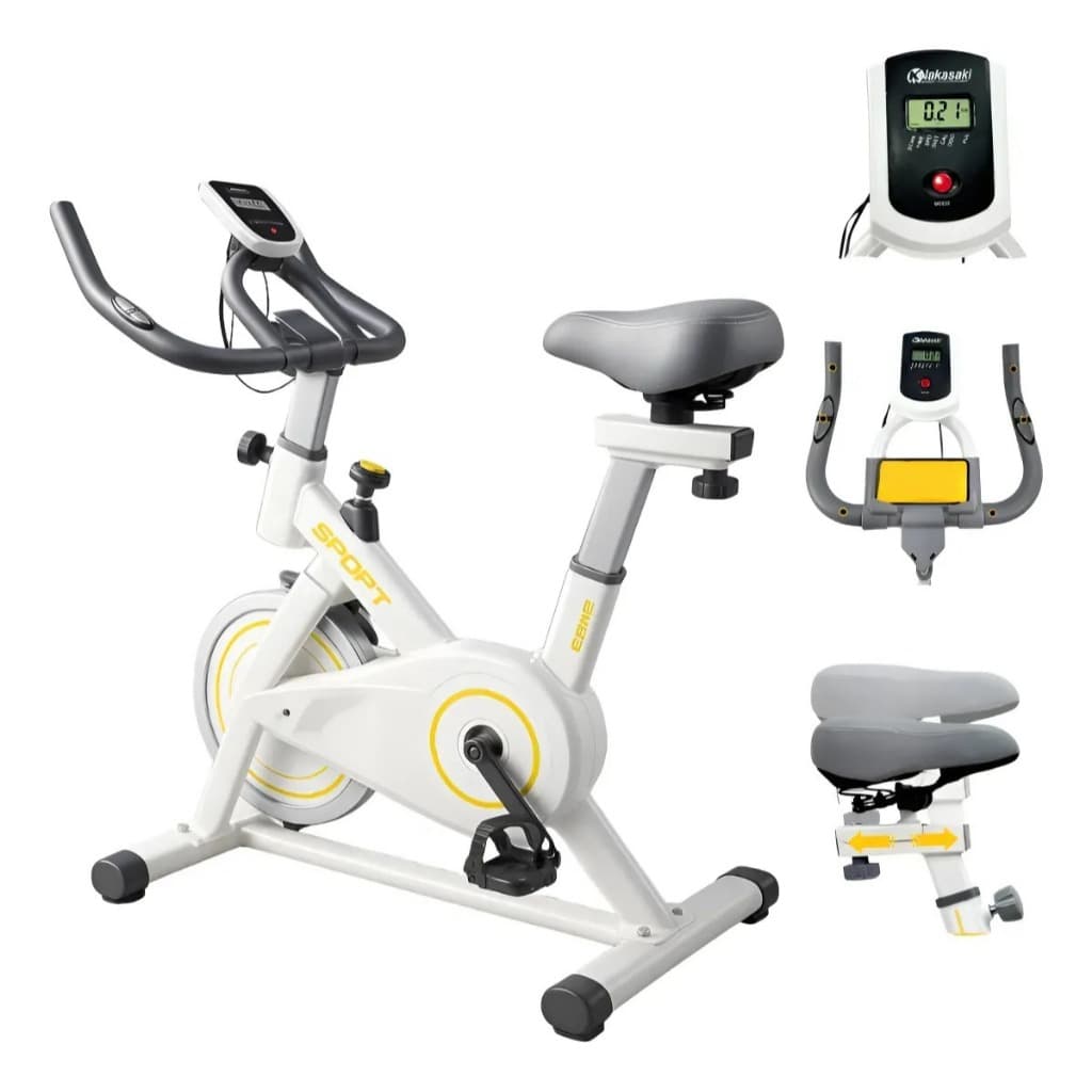 Bicicleta Ergometrica Spinning Sport Profissional Até 150kg Branco