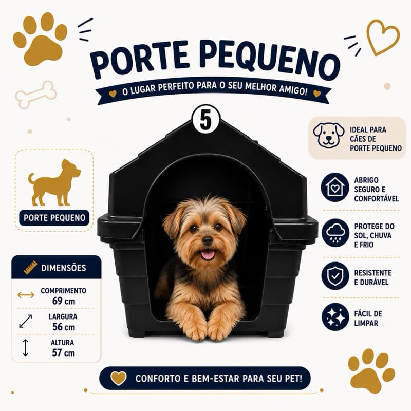 Casa Casinha Para Cachorros Porte Pequeno Conforto E Proteção Para Seu Pet