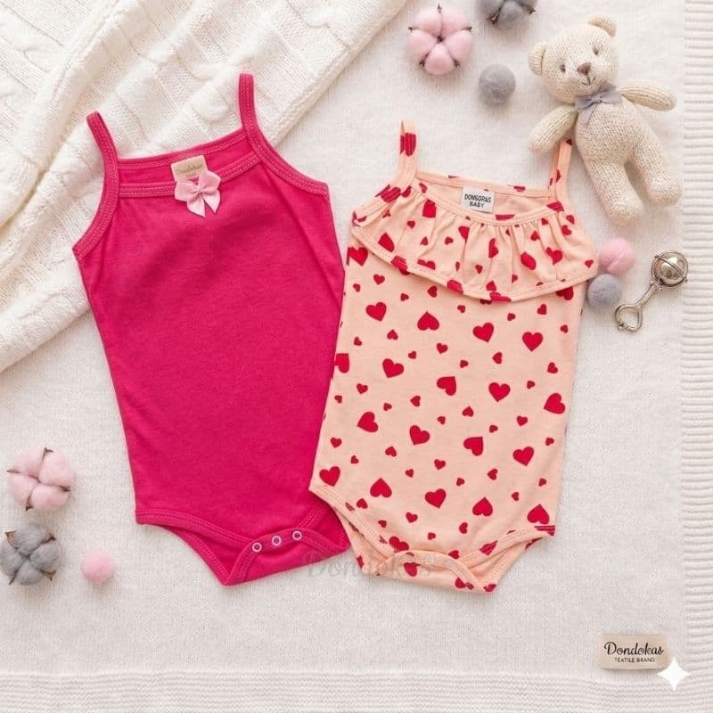 Kit 2 ou 4 Body Bebe Alcinha e Babadinho 100% Algodao Bebê Menina Roupinhas de Bebe  Bori Bebe
