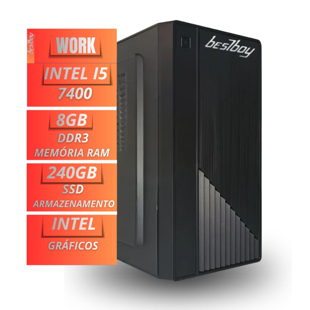 COMPUTADOR BESTBOY I5-7400 8GB RAM SSD 240GB WINDOWS 10