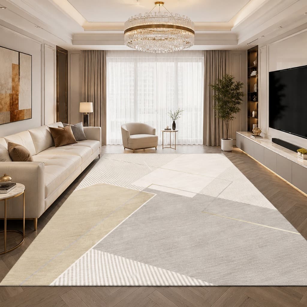 Tapete Belga Luxo 2,00x2,40 Sala Quarto Escritório Antiderrapante