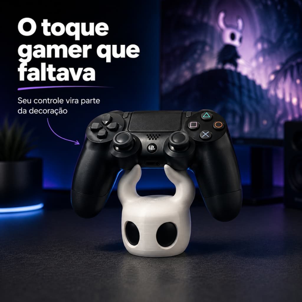 Suporte para controle Hollow KNIGHT para PS5, PS4, PC, Xbox