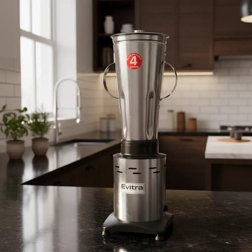 Liquidificador Em Inox 4 Litros Alta Rotação 1200W Potente Industrial Profissional